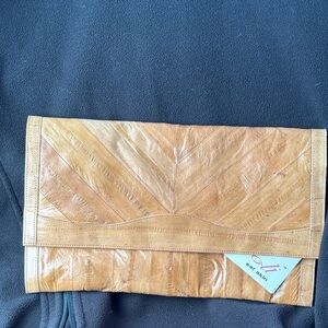 Elegant Tan Clutch by Joli
